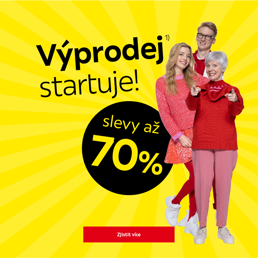 Výprodej sleva až 70 %