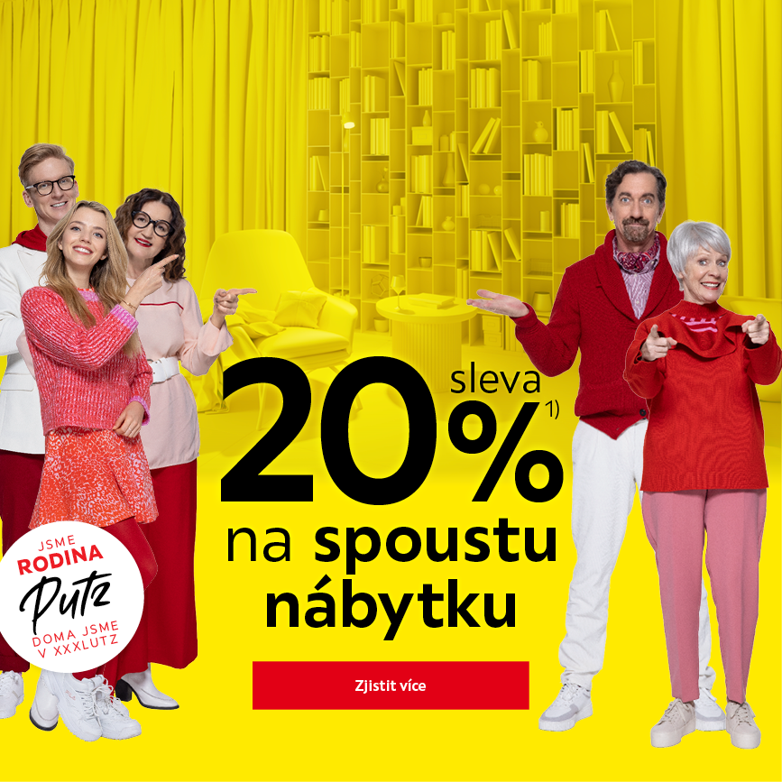 Výprodej pokračuje - sleva 20 % na spoustu nábytku