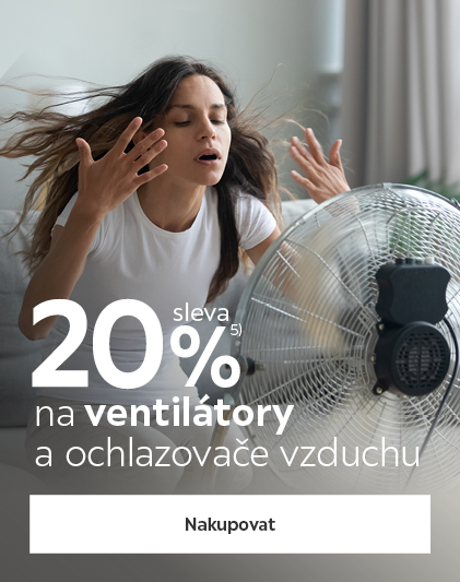 Sleva 20 % na ventilátory