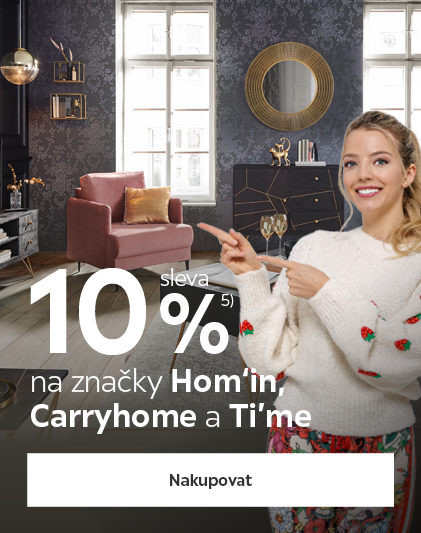 Sleva 10 % naexkluzivní značky Carryhome, Hom'in a Ti’me