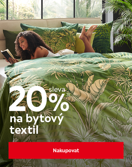 Sleva 20 % na bytový textil